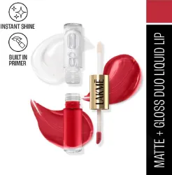 Lakmé 9 to 5 Matte to Glass Liquid Lipstick (Passion Pink, 7.6g)