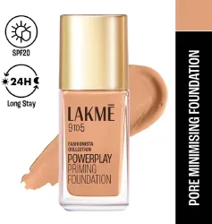 Lakmé 9to5 Powerplay Priming Foundation, Neutral Honey 25ml
