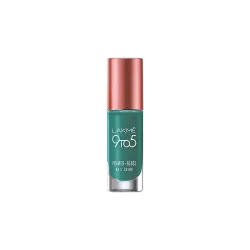 Lakmé 9 to 5 Primer + Gloss Nail Colour, Teal Deal, 6 ml