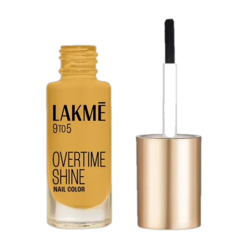 Image of Lakmé 9to5 Primer + Gloss Nail Colour Mustard Master