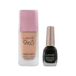LAKMÉ 9To5 Primer + Matte Perfect Cover Liquid Foundation