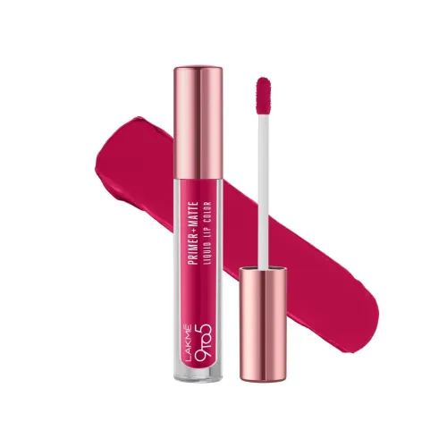 Image of LAKMÉ 9To5 Primer + Matte Liquid Lip Power Pink