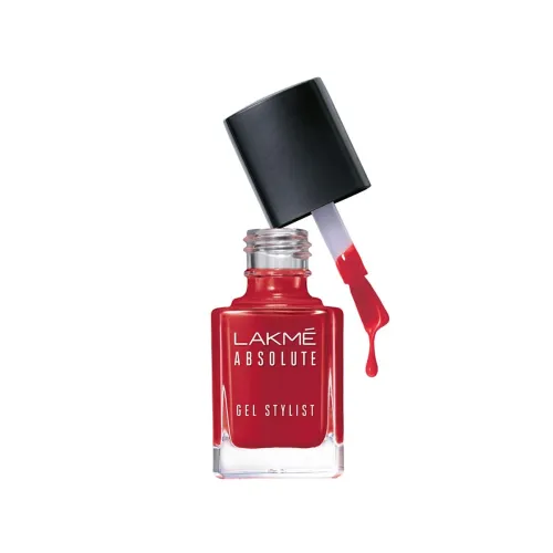 Image of Lakmé Absolute Gel Stylist Nail Color, Scarlet Red, 12 ml