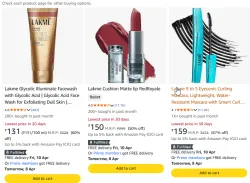 Lakmé beauty Products @ 60% Off
