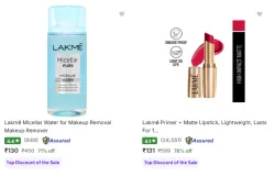 Lakmé Beauty products up to 78% Discount