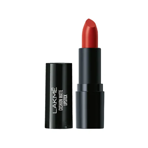 Image of Lakmé Cushion Matte Lipstick, Red Rose, 4.5 g