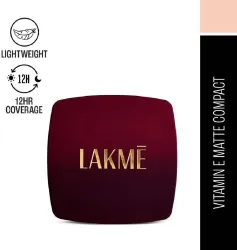 Lakmé Forever Matte Compact (Pearl, 9g)