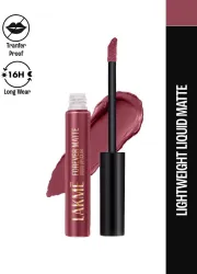 Lakmé Forever Matte Liquid Lip, 16hr Lipstick, Waterproof & Smudgeproof (Nude Pink, 5.6 ml)