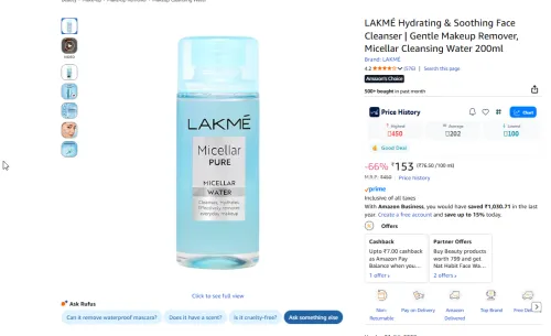 Image of LAKMÉ Hydrating & Soothing Face Cleanser