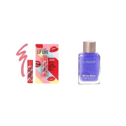 Lakmé Lip Love Chapstick + Nail Color Remover 27ml