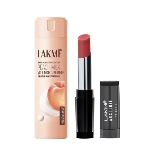 Image of LAKMÉ Lipstick 14 Nude Reign Moisturizer 60 Ml