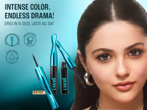 Image of Lakmé 9to5 Eyeconic Liquid Eyeliner Intense Black 4.5 ml