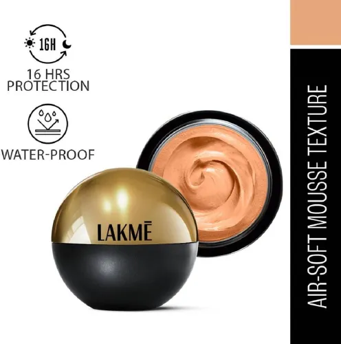 Image of Lakmé Mousse Foundation (Almond Honey, 25g)
