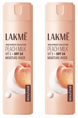 Image of LAKMÉ Peach Milk Moisturizer Spf 24 Pa++ 200 Ml Lotion(Pack Of 2)