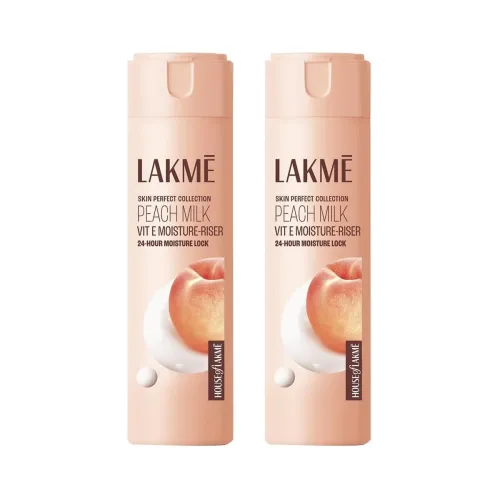 Image of LAKMÉ Peach Milk, Light Weight Moisturizer, 200Ml Pack of 2