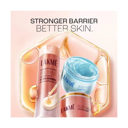 Image of Lakmé Peach Milk Intense Moisturiser with Pro Ceramide, 120ml