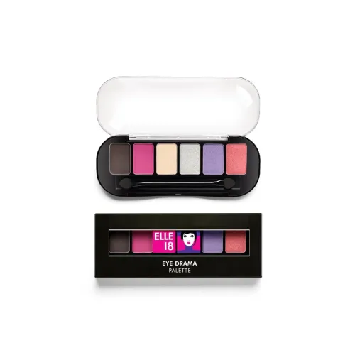 Image of LAKMÉ Shimmery Elle18 Eyedrama Palette 02Flirty