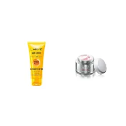 LAKMÉ Sun Expert Spf 50 Pa+++ Ultra Matte Lotion for All Skin Type, 50 Ml And Absolute Perfect Radiance Skin Brightening