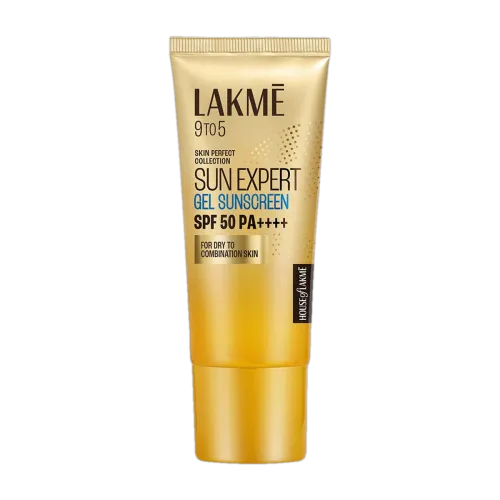 Image of Lakmé Sunscreen - SPF 50 PA++++ 9 To 5 Sun Expert Gel Light (100 g)