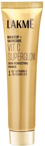 Image of Lakmé Makeup+Skincare VitC Superglow Skin Perfecting Primer - 30 ml (NA)
