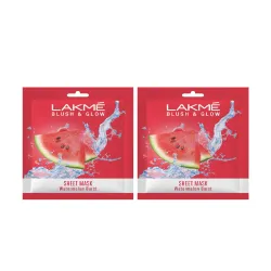 Lakme 2Pcs Watermelon Sheet Mask - 25ml