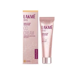 Lakme 9 to 5 CC Cream Caramel with 3% Niacinamide Complex SPF30 PA++ | 90% lightweight moisturizing cream for Care & 10% Foundation for Care |Conceals Dark Spots| Brightens Skin |30 g