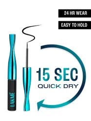 Lakme 9to5 Eyeconic Liquid Eyeliner Waterproof & Smudgeproof Lasts 24Hr 4.5ml