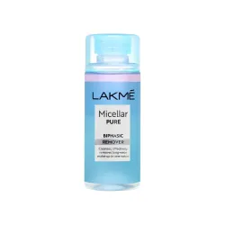 Lakme Biphasic Micellar Face Cleansing Water 200ml | Removes Waterproof Makeup | Oil and Water Formula