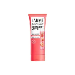 Lakme Blush & Glow Strawberry Refreshing Gel Face Wash 100 g 