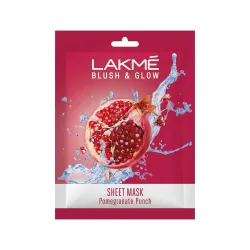 Lakme Blush & Glow Pomegranate Sheet Mask|| 25 ml