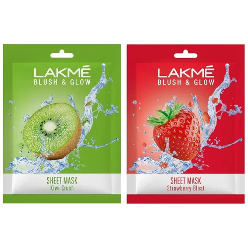 Image of Lakme Blush & Glow Sheet Mask Combo