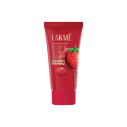 Image of Lakme Blush & Glow Strawberry Freshness Gel Face Wash 