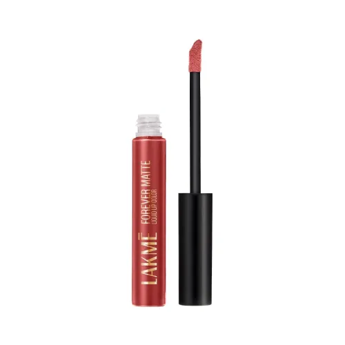 Image of Lakme Forever Matte Liquid Lip Colour, Coral Sense, 5.6 ml