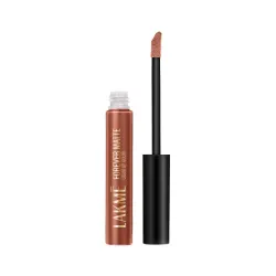 LAKMÉ LAKM Lakme Forever Matte Liquid Lip Colour, Long-Lasting Lipstick, Lightweight & Transferproof, Smudgeproof - Nude Latte 5.6ml | 6Ml