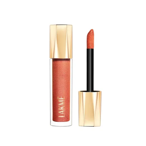 Image of Lakme Glitterati Lip Glaze 302 Honey Haze 5ml