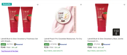 Image of Lakmé Grooming @ Up to 74% Discount