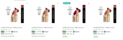 Lakme Lipstick at minimum 60% Discount