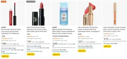 Lakme Lipstick upto 30% discount 