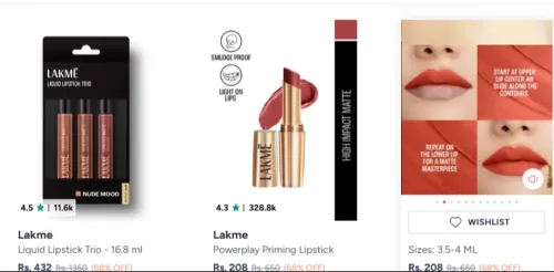Image of LAKME Liquid Women's Upto 68% Discount