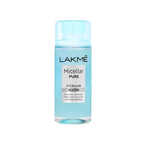 Image of Lakme Micellar Water: Hydrating & Soothing Face Cleanser | Gentle Makeup Remover, Micellar Cleansing Water 200ml
