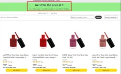 Lakme Nail Polish Starting Price ₹90