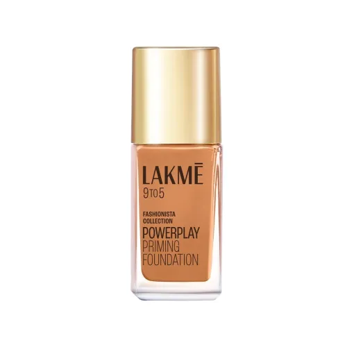 Image of Lakme Powerplay Priming Foundation, Natural, Flawless Finish, Medium To Full Coverage, Built in Primer