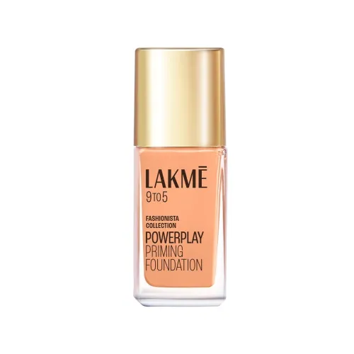 Image of Lakme Powerplay Priming Foundation - Warm Sand (25ml)