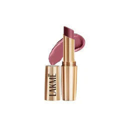 LAKMÉ Powerplay Priming Matte Lipstick, Smooth Matte Finish, Lightweight Lipstick, Smudgeproof, Lasts 16hrs, Hydrates Lips, Berry Base, 3.6g