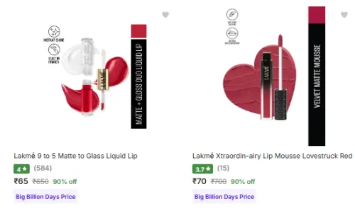 Image of Lakme Products Upto 90% Discount