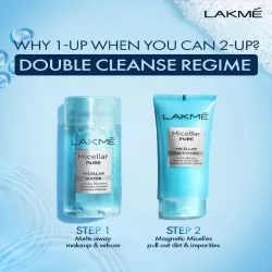 Lakme Pure Micellar Water for Makeup Removal - 200ml