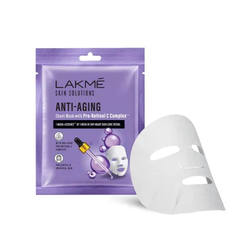 Image of Lakme Solutions Sheet Mask Anti-Aging 25ml
