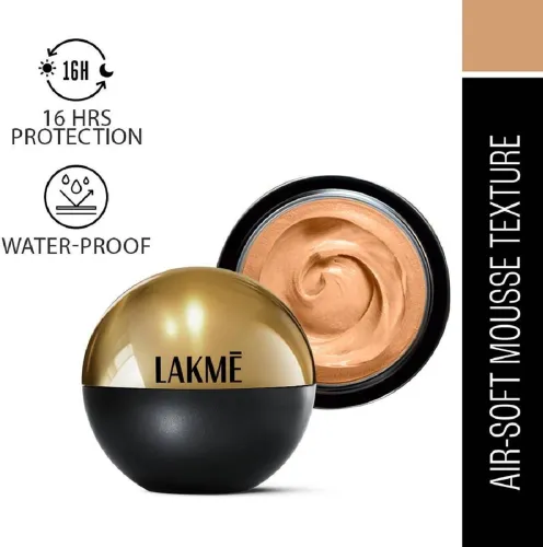 Image of Lakme Xtraordin-airy Mousse Foundation (Beige Honey, 25 g)