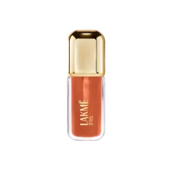 LAKME 9to5 HyaGloss Powerplump Lip Oil, Vacation Nude, 4.2ml, for Plump Glossy Lips, with Hyaluronic Acid, Vitamin E & Peppermint Oil, Lightweight Non-Sticky Formula