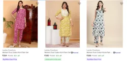Lamba Creation Kurta Pant Set Starting @ ₹284